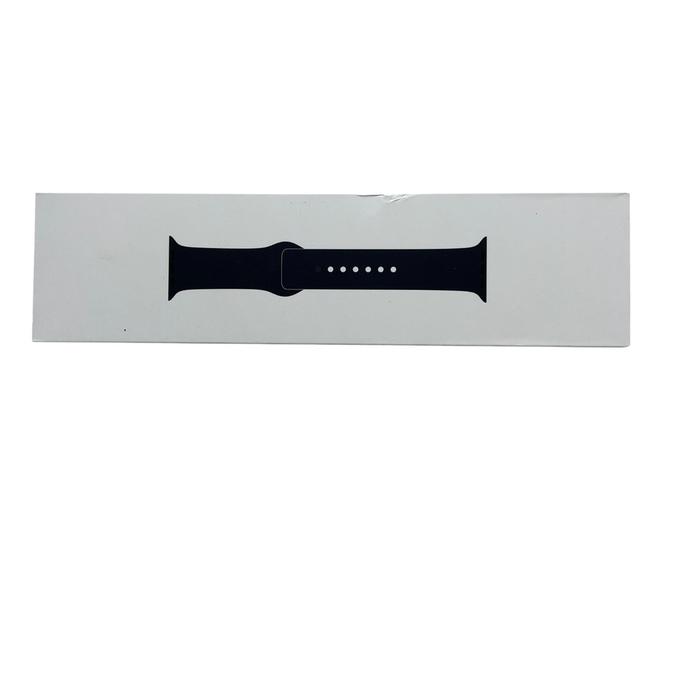 Apple Sports Band Graphite Stainless Steel Pin NEW in Box 45MM Midnight Sport